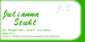 julianna stuhl business card